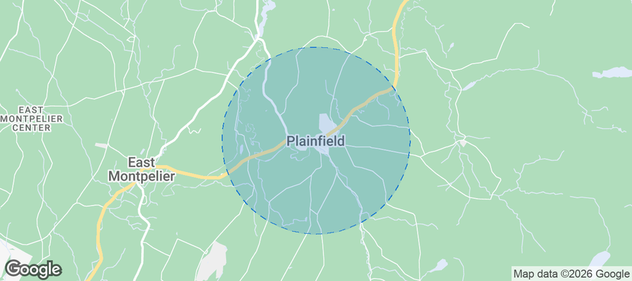Plainfield Airbnb map